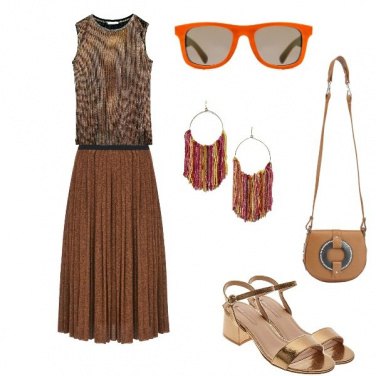 Outfit Gli occhiali arancio