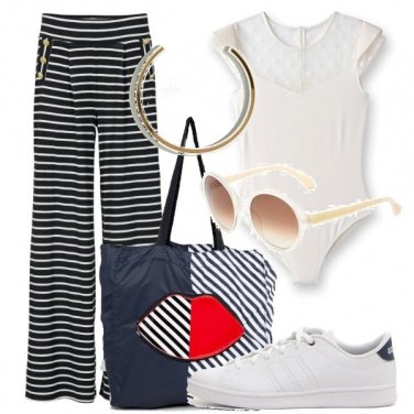 Outfit Righe sotto al sole