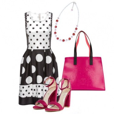 Outfit Dettagli fucsia