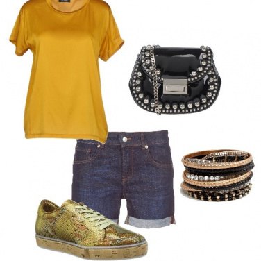 Outfit La scarpa oro