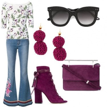 Outfit Color prugna