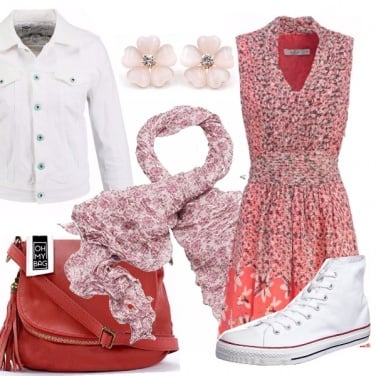 Outfit Flower red