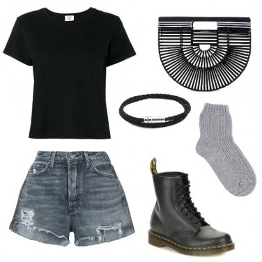 Outfit Dr Martens con gli shorts