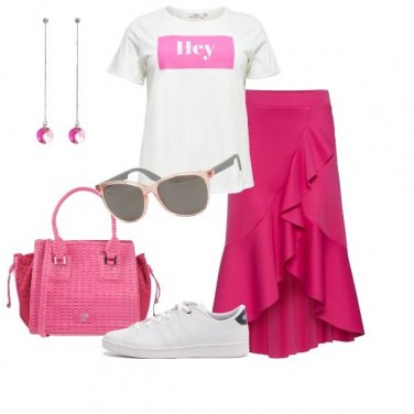 Outfit Voglia di rosa