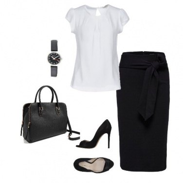 Outfit Bon ton in ufficio