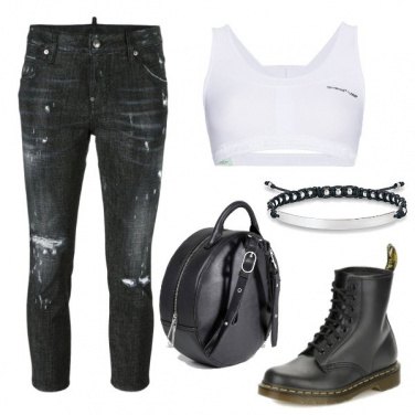 Outfit Dr Martens rock