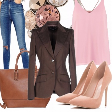 Outfit Blazer e jeans per settembre