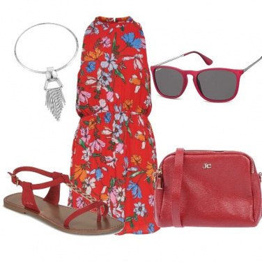 Outfit Mattina in rosso