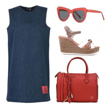 Outfit Dettagli in rosso