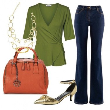 Outfit Jeans e blusa