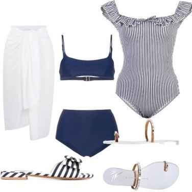 Outfit Blu marine .