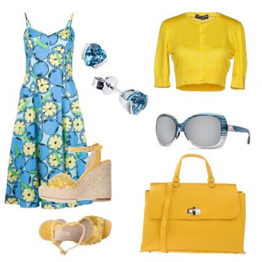 Outfit I limoni sul vestito