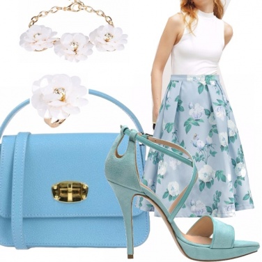 Outfit Blue flower