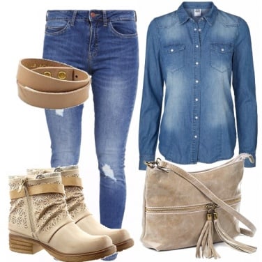 Outfit Casual in denim