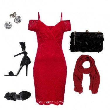 Outfit Rosso passione
