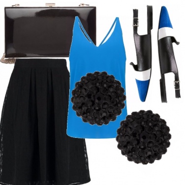 Outfit Nero-blu