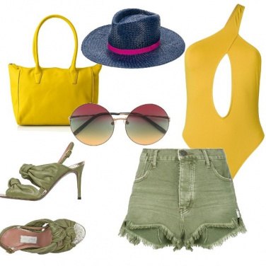 Outfit localino sulla spiaggia