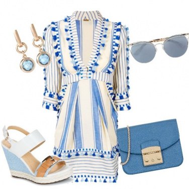 Outfit Azzurro mare