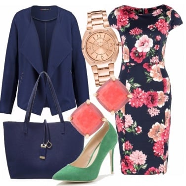Outfit Tubino fiorito