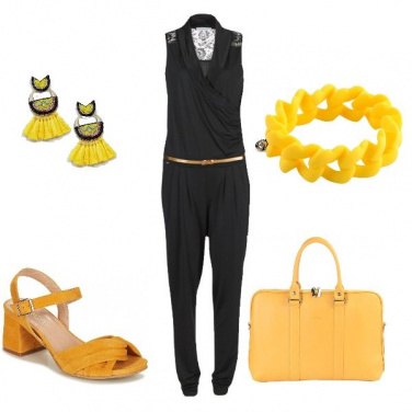 Outfit Il giallo e il nero