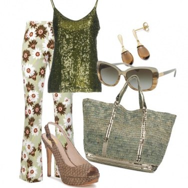Outfit Il top luccicante