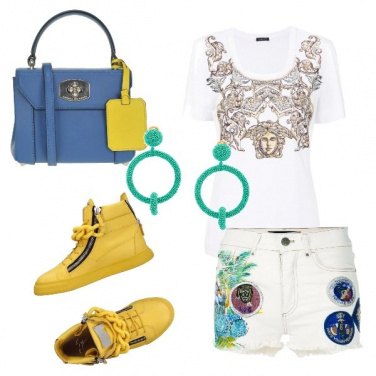 Outfit Shorts e sneakers alte