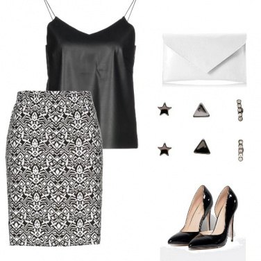 Outfit Bianco e nero 2