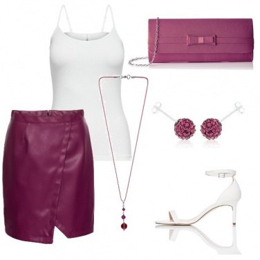 Outfit Gonna in pelle