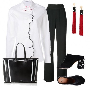 Outfit La camicia bianca
