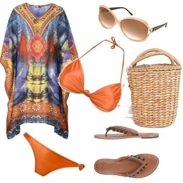 Outfit Etnico al mare