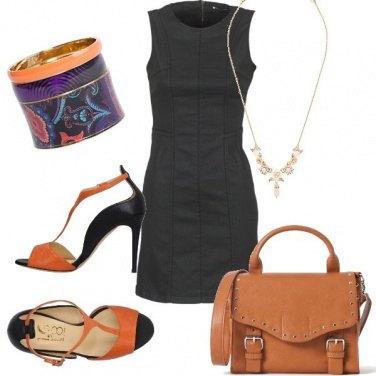 Outfit Semplice tubino nero