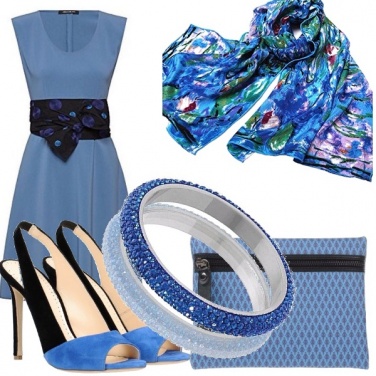 Outfit Eleganza in blu