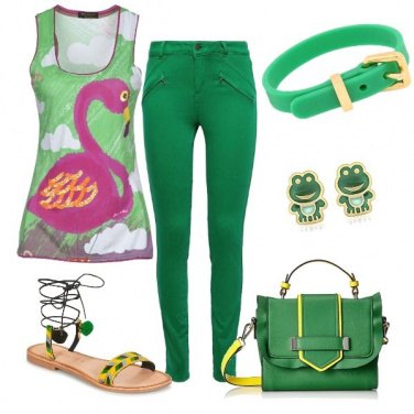 Outfit Total green