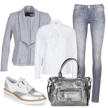 Outfit Sfumature silver