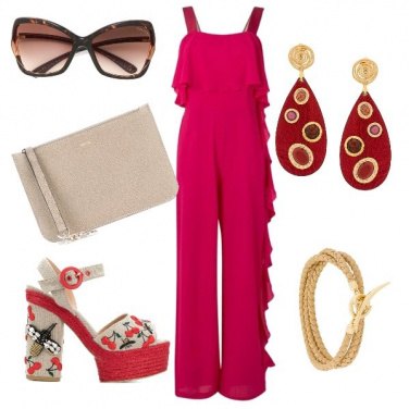 Outfit Jumpsuit e zeppe