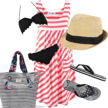 Outfit Righe per il mare