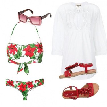 Outfit Flowers and sea