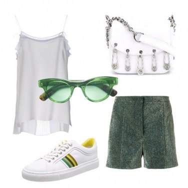Outfit Shorts laminati