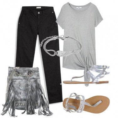 Outfit Frange alla borsa