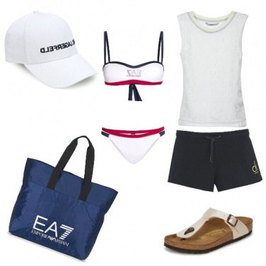 Outfit Sportiva in spiaggia