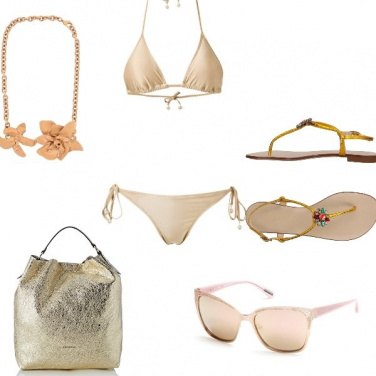 Outfit Abbronzatura dorata