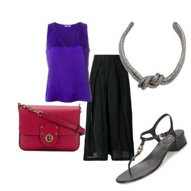 Outfit Ultraviolet & magenta