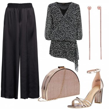 Outfit Pantaloni a palazzo Nero Donna: 8 Outfit Donna | Bantoa