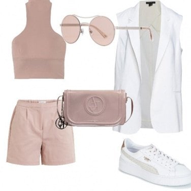 Outfit Soft pink sportivo