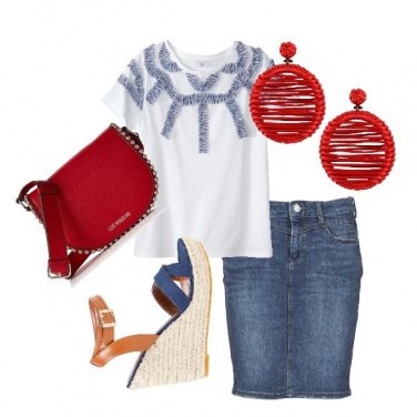 Outfit Dettagli Rossi