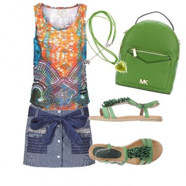 Outfit La gonna con il fiocco