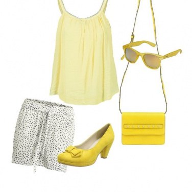 Outfit Le tonalità del giallo
