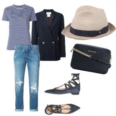 Outfit Blue chic