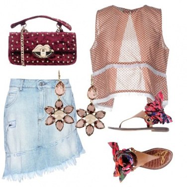 Outfit Infradito con bandana
