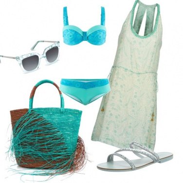 Outfit Verdeacqua